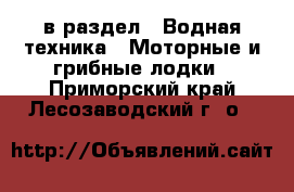  в раздел : Водная техника » Моторные и грибные лодки . Приморский край,Лесозаводский г. о. 